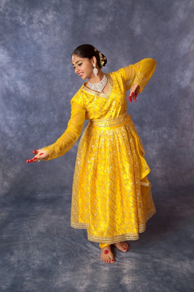 Sonia Mahajan in classical Indian dance costume